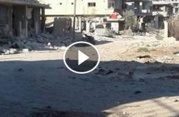 كاميرا مجموعة العمل ترصد بعض أضرار القصف الذي يتعرض له مخيم درعا 
