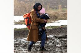 حوالي 40.62 % من الضحايا الفلسطينيين السوريين على دروب الهجرة من النساء 