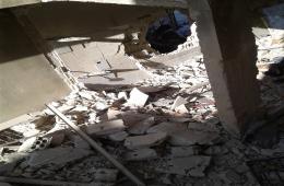 خاص|صور لآثار الدمار في منازل المدنيين بمخيم درعا جنوب سورية