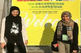 فلسطينيتان من مخيم خان الشيح تمثلان السويد وتتفوقان بمسابقة عالمية في كوريا الجنوبية 
