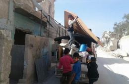 عودة أكثر من 150 عائلة إلى مخيم حندرات رغم دمار منازلهم 