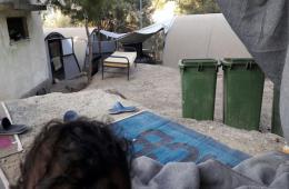 تحذيرات للاجئين على الجزر اليونانية من ترك مواقد التدفئة في الخيام 