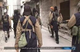 داعش ينشر صوراً للهجوم الذي شنه على حاجز تابع لقوات النظام  بحي التضامن جنوب دمشق