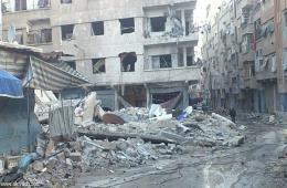 لاجئ فلسطيني يقضي في قصف الطائرات الروسية على ريف دمشق 