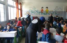 الهيئة الخيرية تنفذ نشاطاً للدعم النفسي في مخيم السبينة 