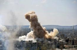  القتاليةغارات جوية تستهدف مخيم اليرموك والحجر الأسود واشتباكات عنيفة في عدد من المحاور