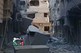 غارات جوية وقصف مدفعي يستهدف مخيم اليرموك 