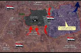 على وقع الغارات الجوية اشتباكات عنيفة بين النظام وداعش في جنوب دمشق 