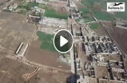 وسائل إعلام روسية تنشر تسجيل فيديو جديد يظهر حجم الدمار في مخيم اليرموك وحي الحجر الأسود المجاور له