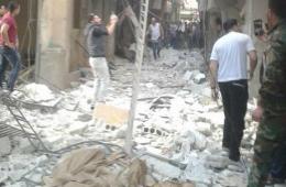 أم فلسطينية وابنتها تقضيان إثر قصف جوي على حيّ التضامن جنوب دمشق