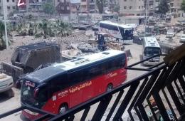 رغم نفي النظام، الحافلات تستعد لنقل مقاتلي داعش من مخيم اليرموك