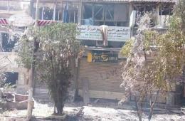 مجموعة من الصور تناقلها ناشطون تظهر حجم الدمار الذي لحق بمنازل اللاجئين في مخيم اليرموك