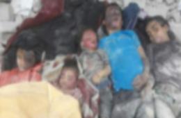 انتشال جثامين خمس ضحايا لعائلة النابلسي من تحت الركام في مخيم اليرموك 