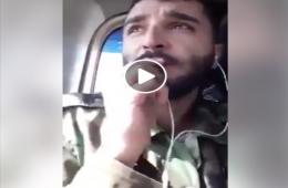 فيديو | أحد عناصر النظام يبرر ظاهرة "التعفيش"!!