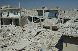 فيديو يظهر حجم الدمار في مخيم درعا جنوب سورية