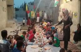 أطفال مخيم الرمدان يؤكدون تمسكهم بحق العودة إلى فلسطين