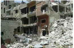 النظام السوري يستمر بمنع انتشال الجثامين من تحت الركام في مخيم اليرموك 