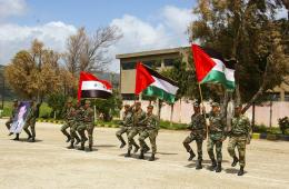  قضاء  (10) عناصر من جيش التحرير الفلسطيني ببادية السويداء الشرقية جنوب سورية