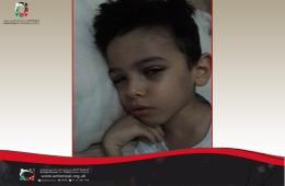 طفل فلسطيني سوري بحاجة لعملية استئصال ورم خبيث في المعدة يستصرخ ضمائركم 