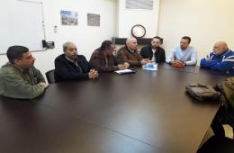 لجنة متابعة المهجرين تلتقي الصليب الأحمر وتبحث أوضاع فلسطينيي سورية في لبنان 