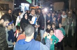 فلسطينيو سورية ينظمون وقفة تضامنية في مخيم البداوي انتصاراً لغزة 