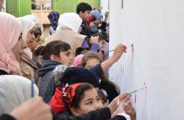 نشاط تعليمي وترفيهي للأطفال الفلسطينيين في قدسيا بريف دمشق