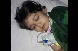 تكاليف العلاج يفاقم معاناة مريضة السرطان الطفلة الفلسطينية "ماريا"