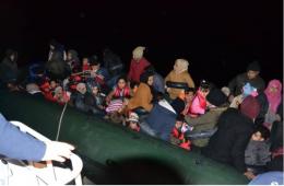 خفر السواحل التركي يوقف 54 مهاجراً فلسطينياً بعد اكتشاف قاربهم