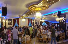 إفطار رمضاني للعائلات الفلسطينية السورية في إسنيورت التركية 
