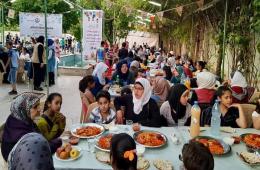 إفطار رمضاني للعائلات الفلسطينية الأشد ضرراً في قدسيا والعفيف 