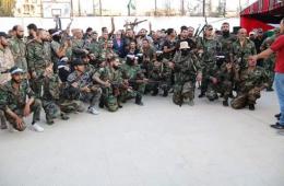 مجموعة "فلسطين حرة" تنظّم عرضاً عسكرياً في مخيم اليرموك