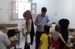 جمعية البر والخدمات الاجتماعية تقيم يوماً طبياً مجاني في مخيم درعا 