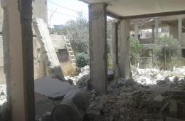 تفجير مقر فصيل فلسطيني في مخيم درعا 