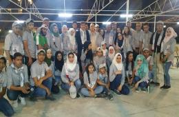 اختتام معسكر كشفي في ريف دمشق بمشاركة أكثر من 75 طالب فلسطيني 