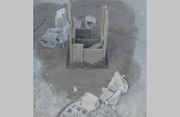 أعمال صيانة خجولة لشبكات الصرف الصحي في مخيم درعا