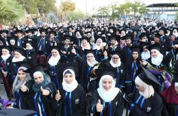 مركز تدريب دمشق التابع للأونروا يحتفل بتخريج 280 طالب 