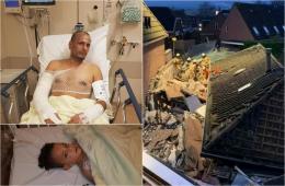 إصابة أحد أبناء مخيم النيرب ونجله في انفجار مطعم بهولندا 