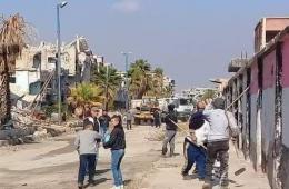 البدء بترحيل الأنقاض من حيّ "الحجر الأسود" جنوب دمشق