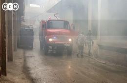 مخيم الحسينية: حرق النفايات يهدد سلامة الأهالي 