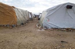 أوضاع إنسانية مؤلمة تواجهها العائلات الفلسطينية في مخيم البل شمال سورية  