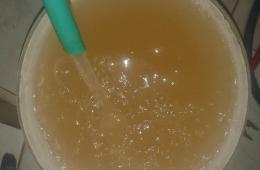 مياه شرب بطعم الصرف الصحي في مخيم درعا 