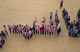 نشاطات وفعاليات في مدرسة الصفصاف بمخيم درعا لمناهضة التنمر 