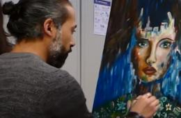 فنان فلسطيني سوري يؤسس معهداً لتعليم الرسم في ألمانيا 