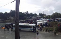 اجلاء 400 لاجئ من جزيرة ليسبوس إلى البر اليوناني