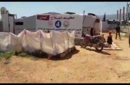 افتتاح مخيم جديد لإيواء المهجرين في لبنان