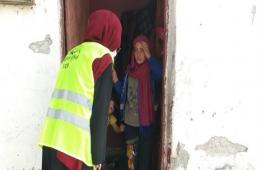 توزيع سلل صحية على العائلات الفلسطينية في أنقرة