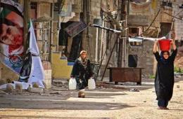 شاهد: أزمة المياه تزيد معاناة سكان مخيم درعا جنوب سورية 