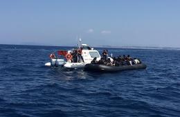 إنقاذ 18 مهاجراً في بحر إيجه