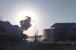انفجار عبوة ناسفة وتفكيك أخرى على أطراف مخيم درعا 