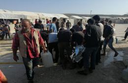 تفاقم أزمة المياه تزيد من معاناة اللاجئين في مخيم دير بلوط
